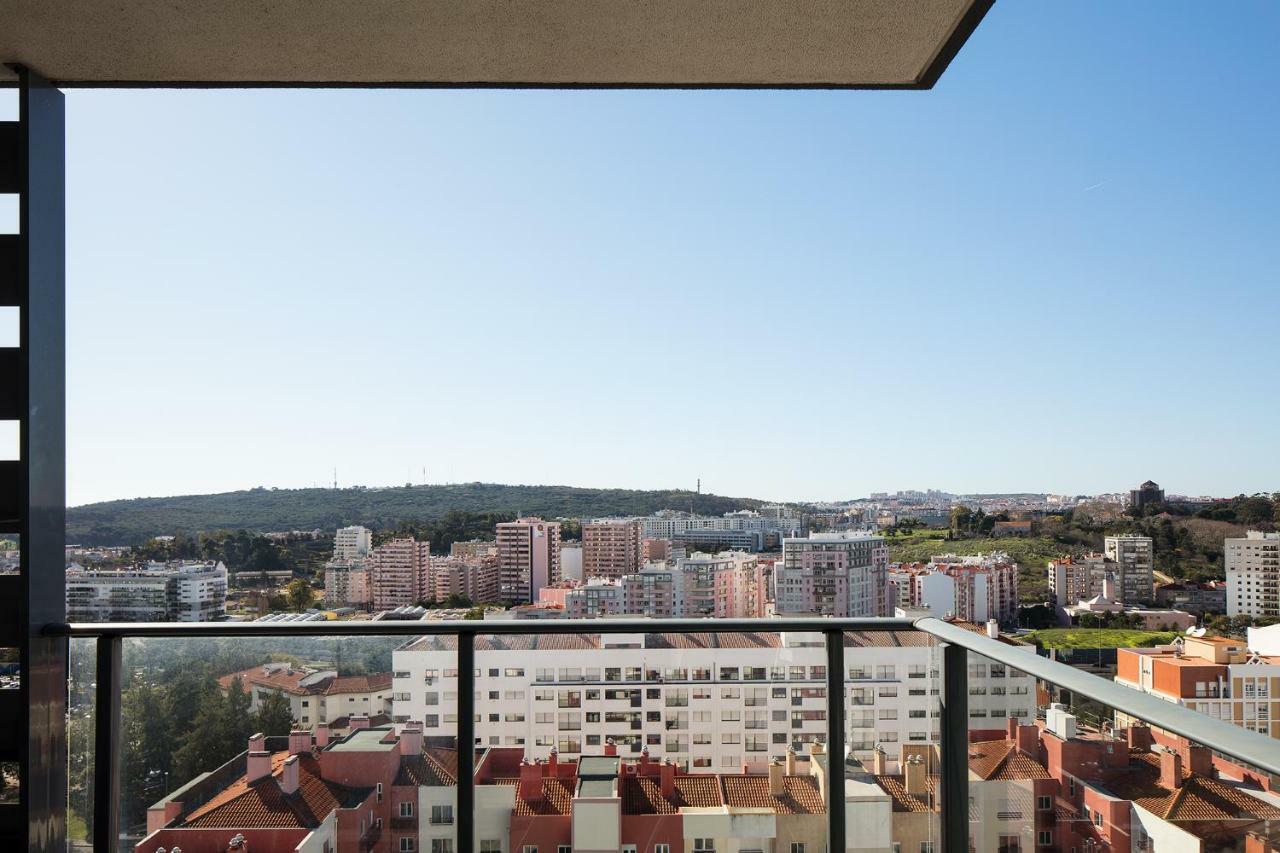 Skyscraper Riverview Lisbon With Indoor Pool Kültér fotó
